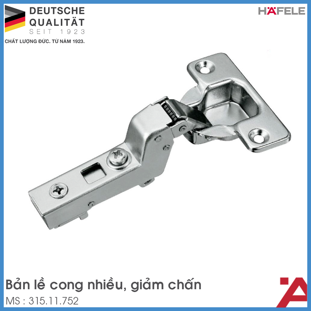 Bản Lề Tủ Lọt Lòng Metalla SM 110° Hafele 315.11.752