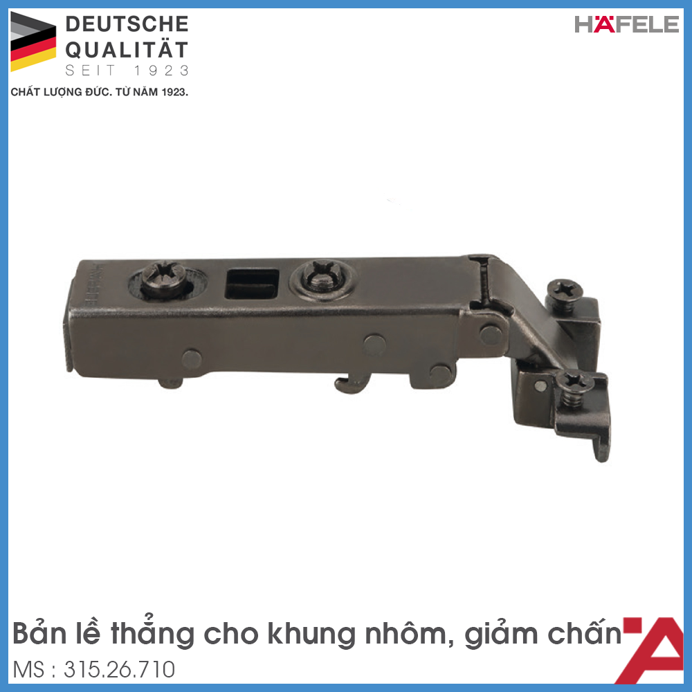 Bản Lề Trùm Ngoài Metalla SM 110º Cho Khung Nhôm Hafele 315.26.710