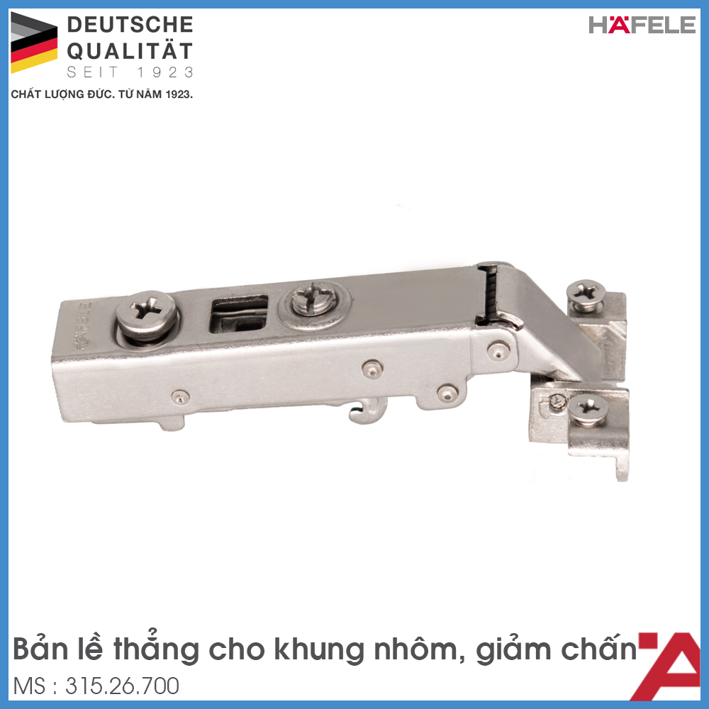 Bản Lề Trùm Ngoài Metalla SM 110º Cho Khung Nhôm Hafele 315.26.700