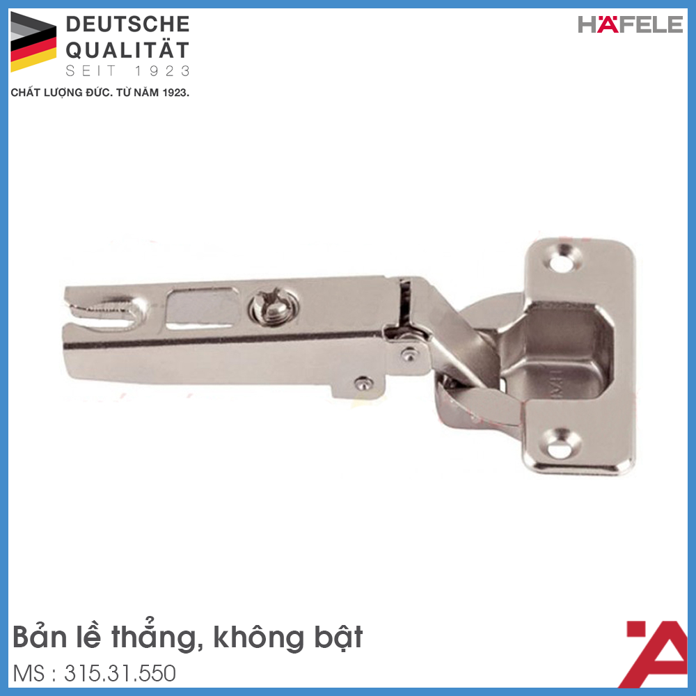 Bản Lề Trùm Ngoài Metalla A 110° Không Bật Hafele 315.31.550