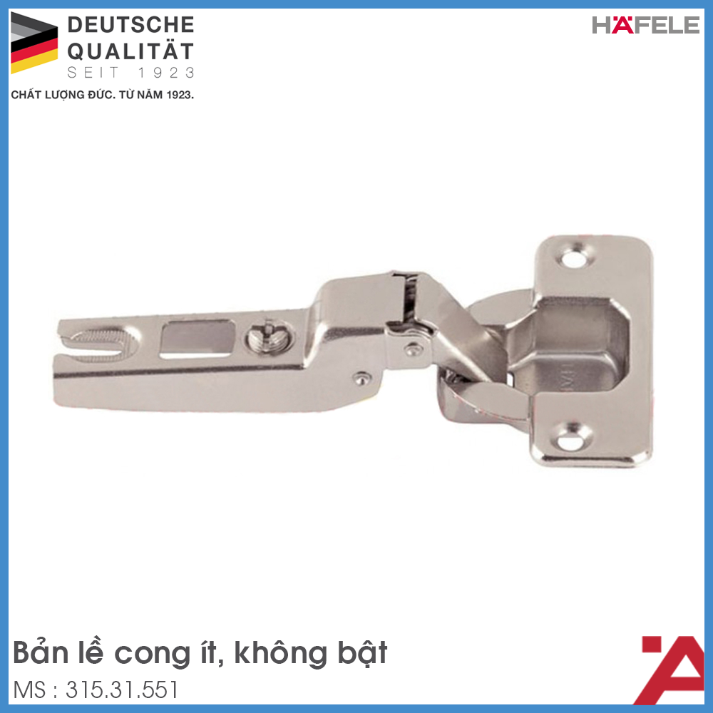Bản Lề Trùm Nửa Metalla A 110° Không Bật Hafele 315.31.551