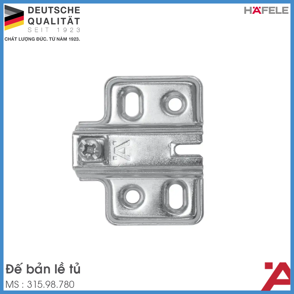 Đế Bản Lề Không Đóng Giảm Chấn Hafele 315.98.780