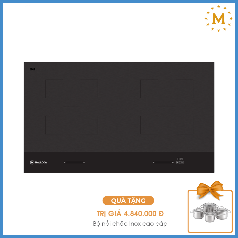 Bếp Từ Âm 2 Vùng Nấu Malloca Skylux MH-802