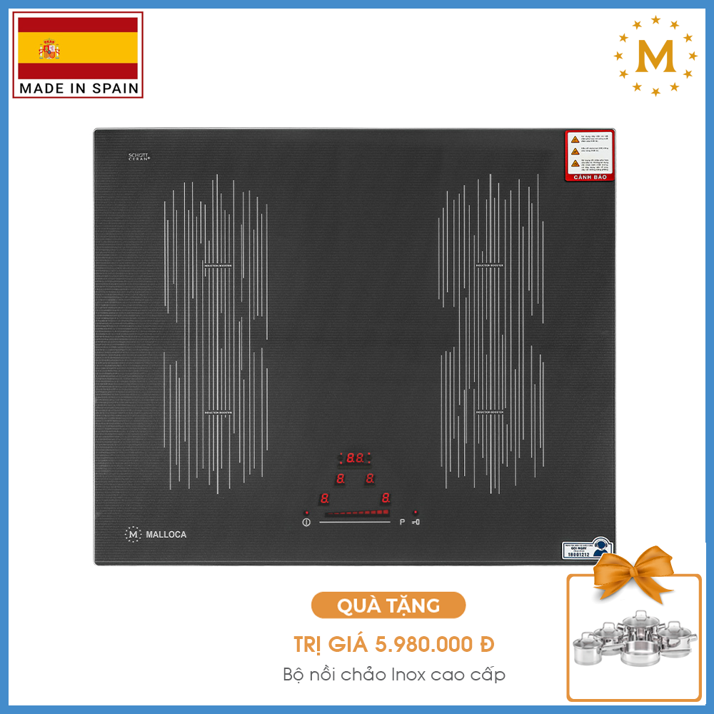 Bếp Từ 4 Vùng Nấu Malloca MI 594 LINEAR