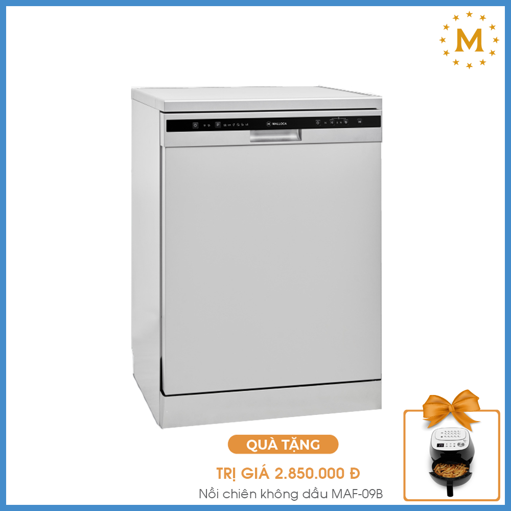 Máy Rửa Chén Bát Malloca WQP12-5201E