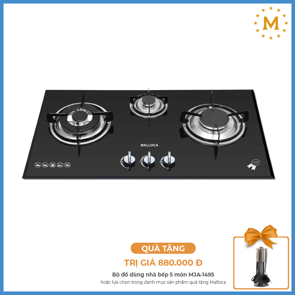 Bếp Gas Âm Malloca GHG 733B NEW