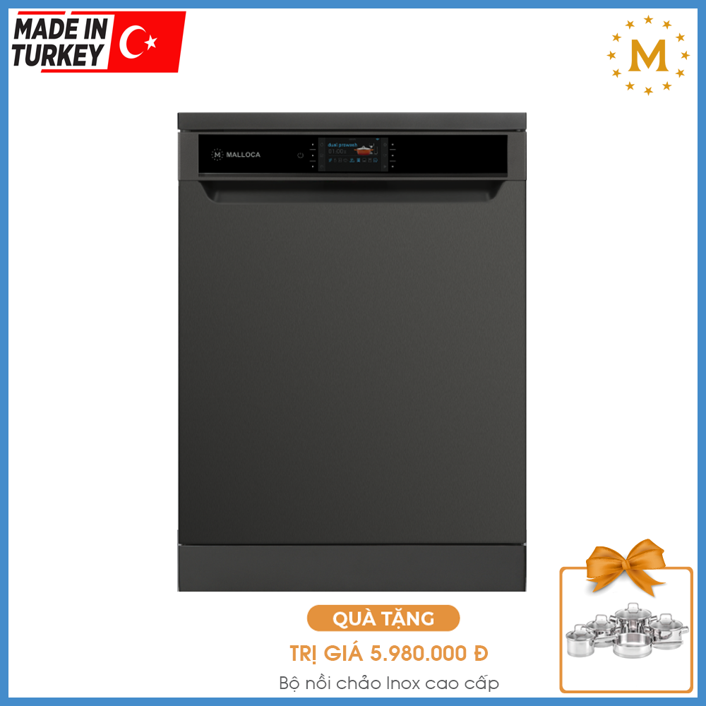 Máy Rửa Chén Độc Lập Malloca MDW14-BS10TFT