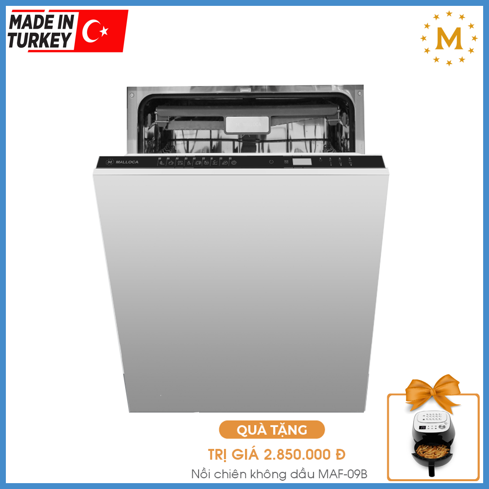 Máy Rửa Chén Âm Tủ Malloca MDW14-B09FI