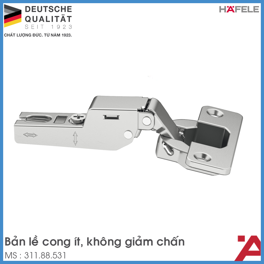 Bản Lề Trùm Nửa Metalla A 110º Hafele 311.88.531
