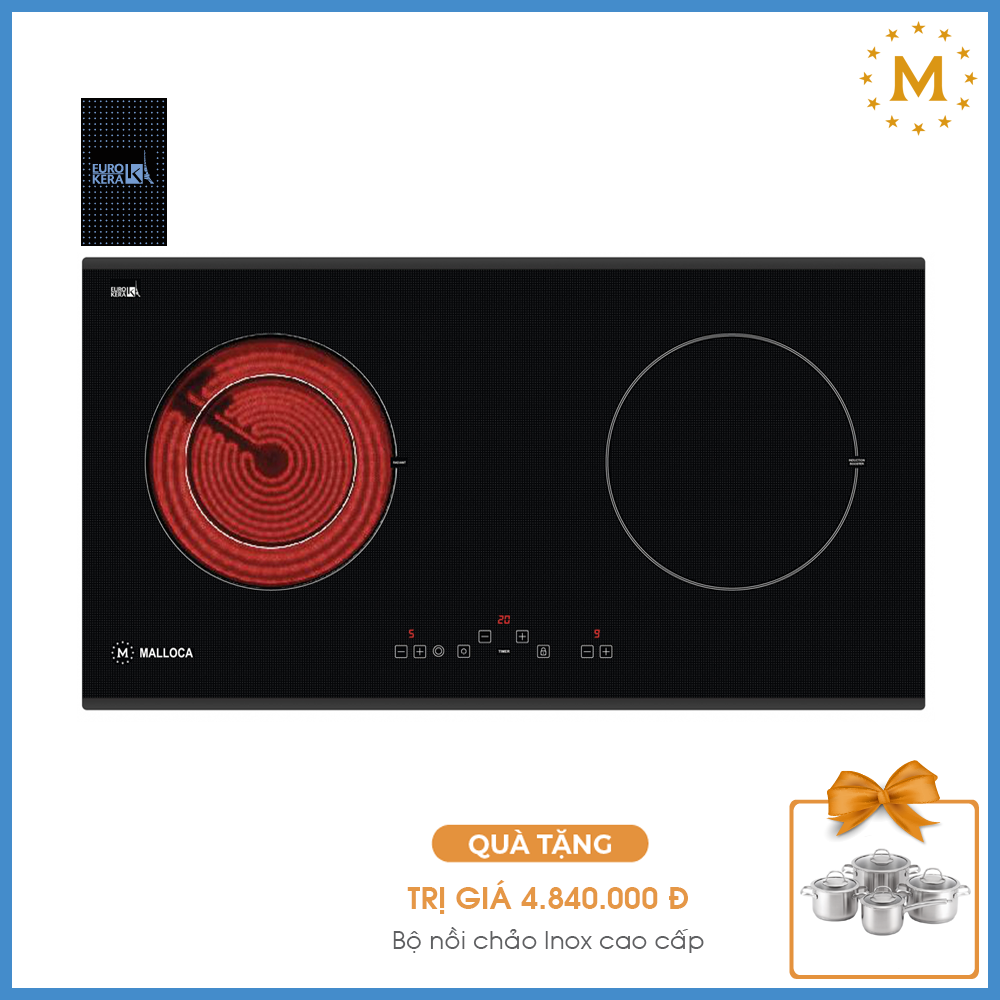 Bếp Điện Từ Malloca MH-02IR SB