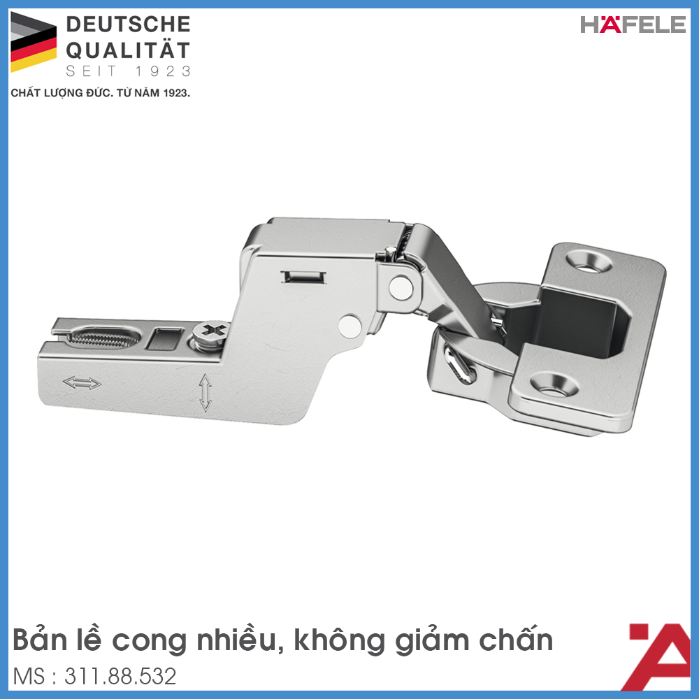 Bản Lề Lọt Lòng Metalla A 110º Hafele 311.88.532