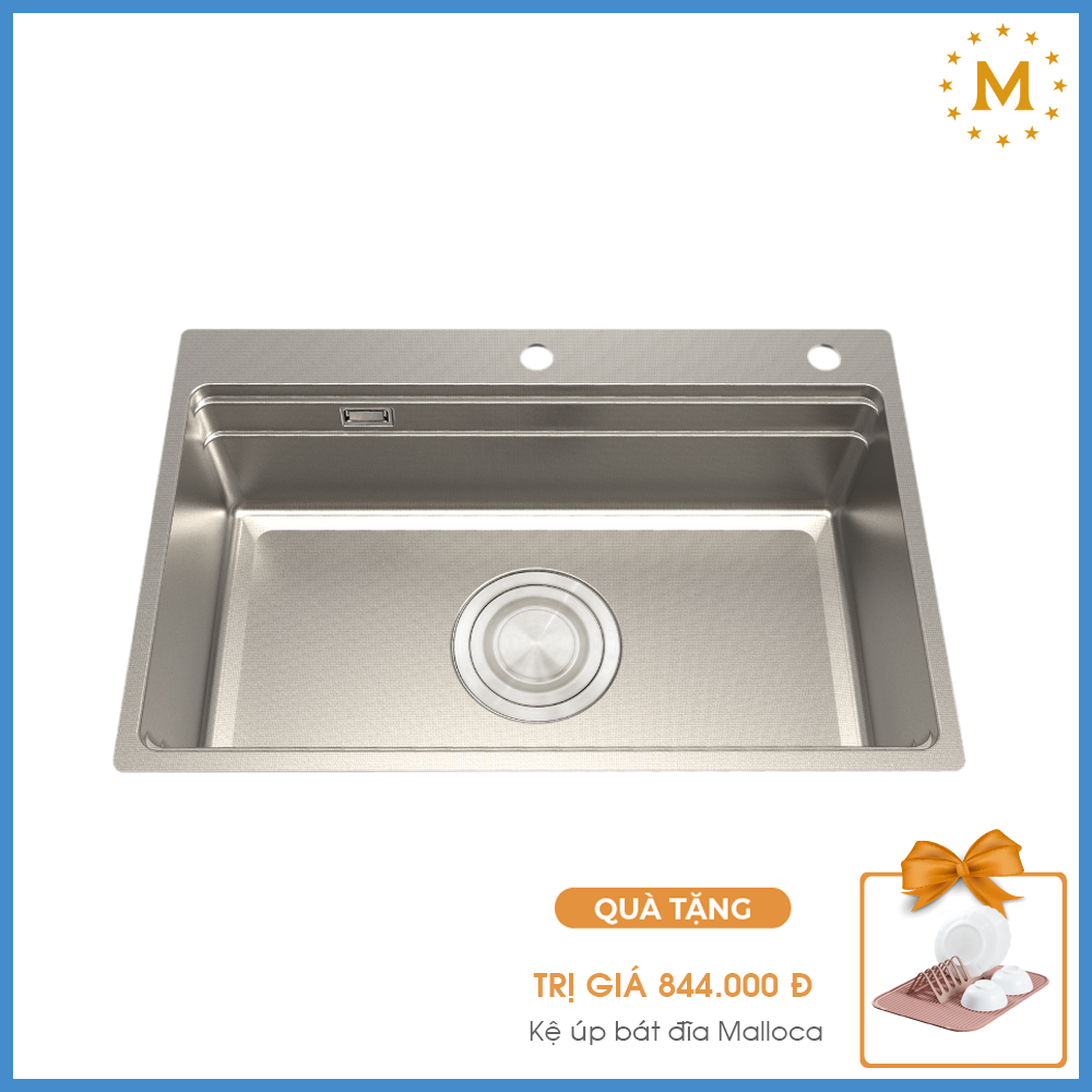 Chậu Rửa Chén Inox Malloca MS 7650 LINEN