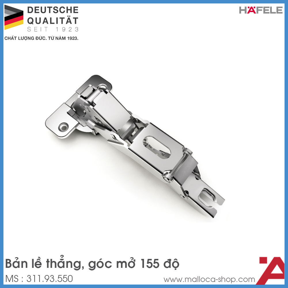 Bản Lề Trùm Ngoài Metalla A 155º Hafele 311.93.550