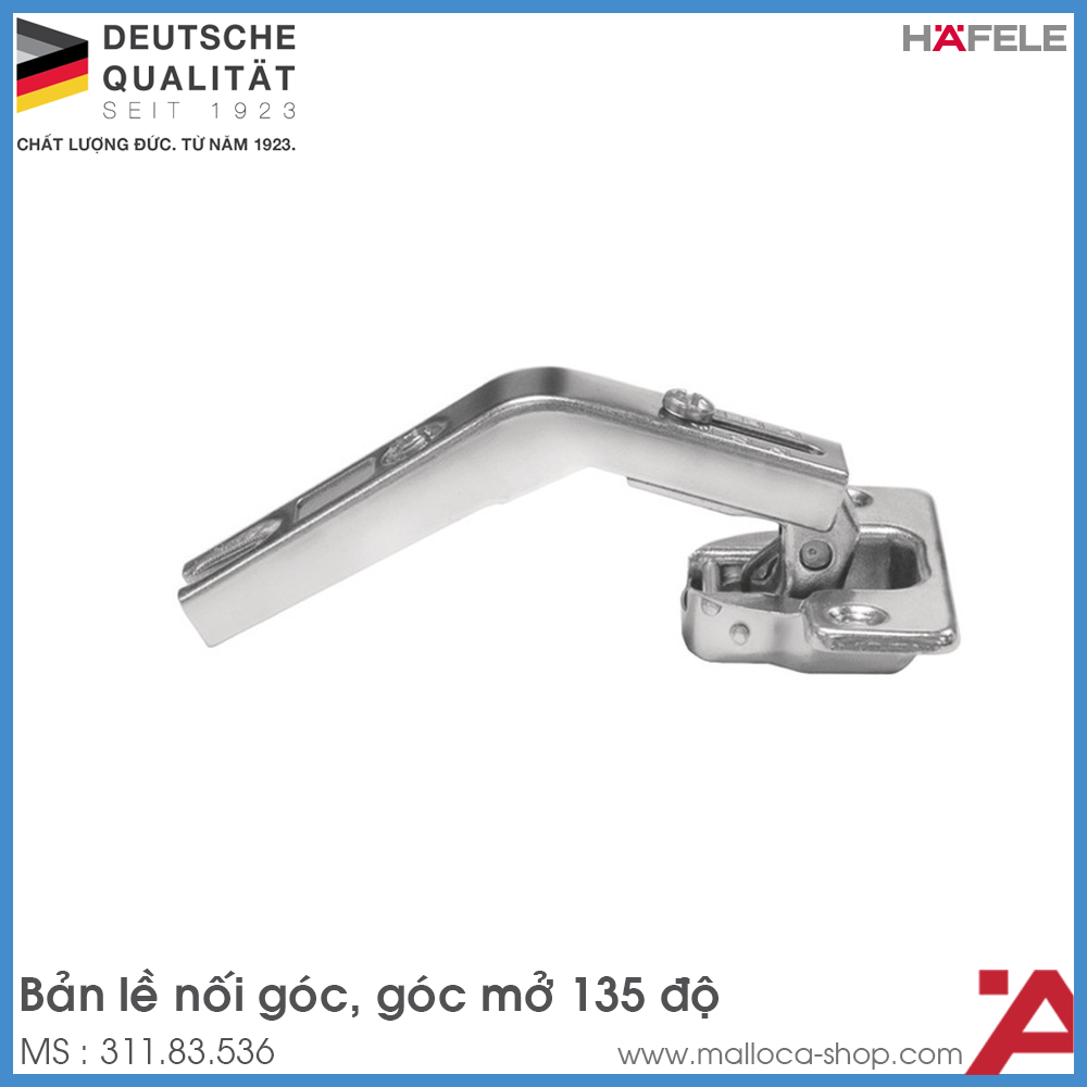 Bản Lề Tủ Metalla A Nối Góc Hafele 311.83.536