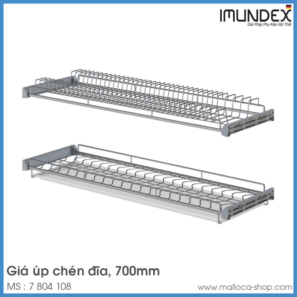Giá Úp Chén Đĩa 700mm Imundex 7 804 108