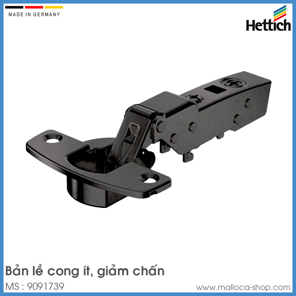 Bản Lề Tủ Trùm Nửa Sensys 8645i Hettich 9091739