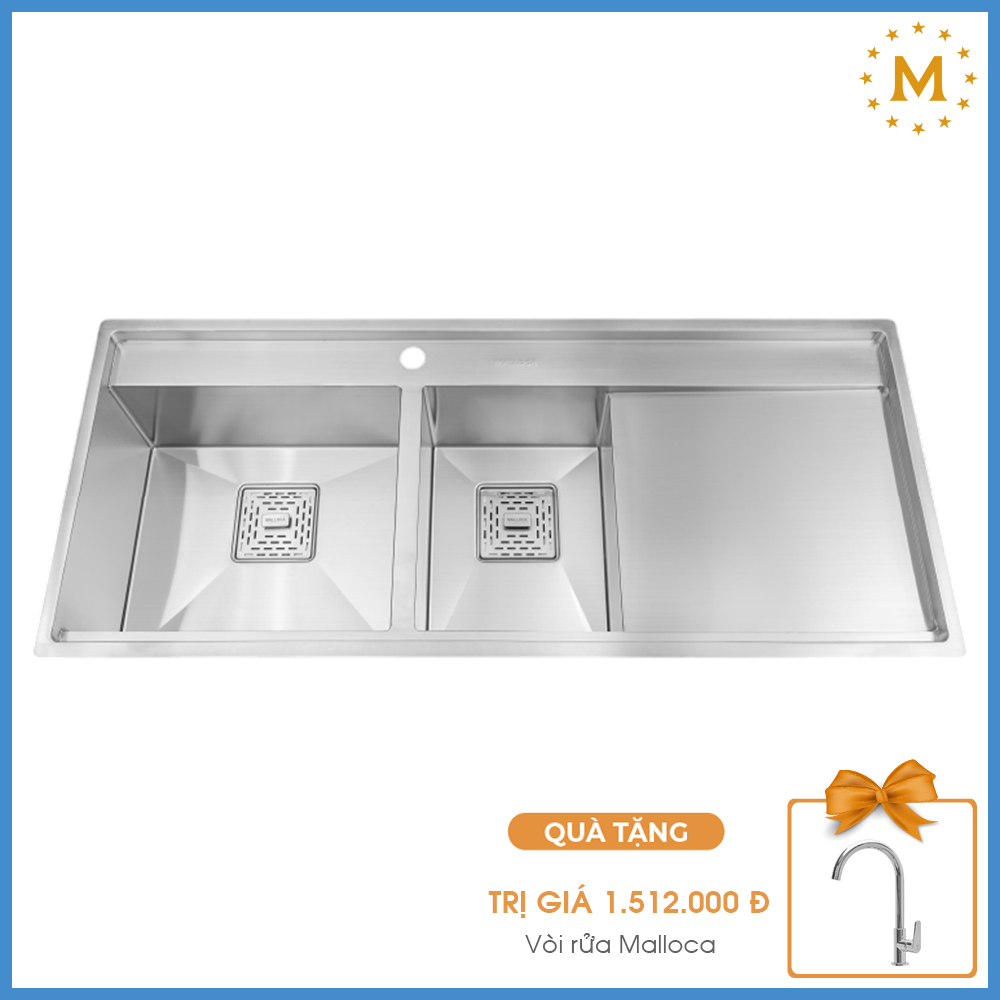 Chậu Rửa Chén Bát Inox Malloca MS 6306 ST