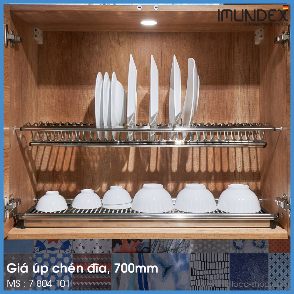 Giá Úp Chén Đĩa 700mm Imundex 7 804 101