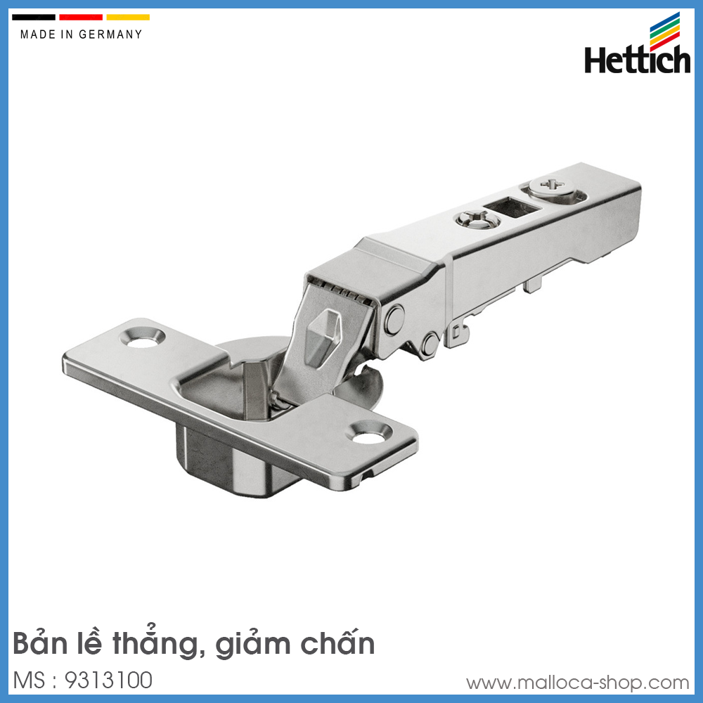 Bản Lề Tủ Trùm Ngoài Novisys S8848i Hettich 9313100
