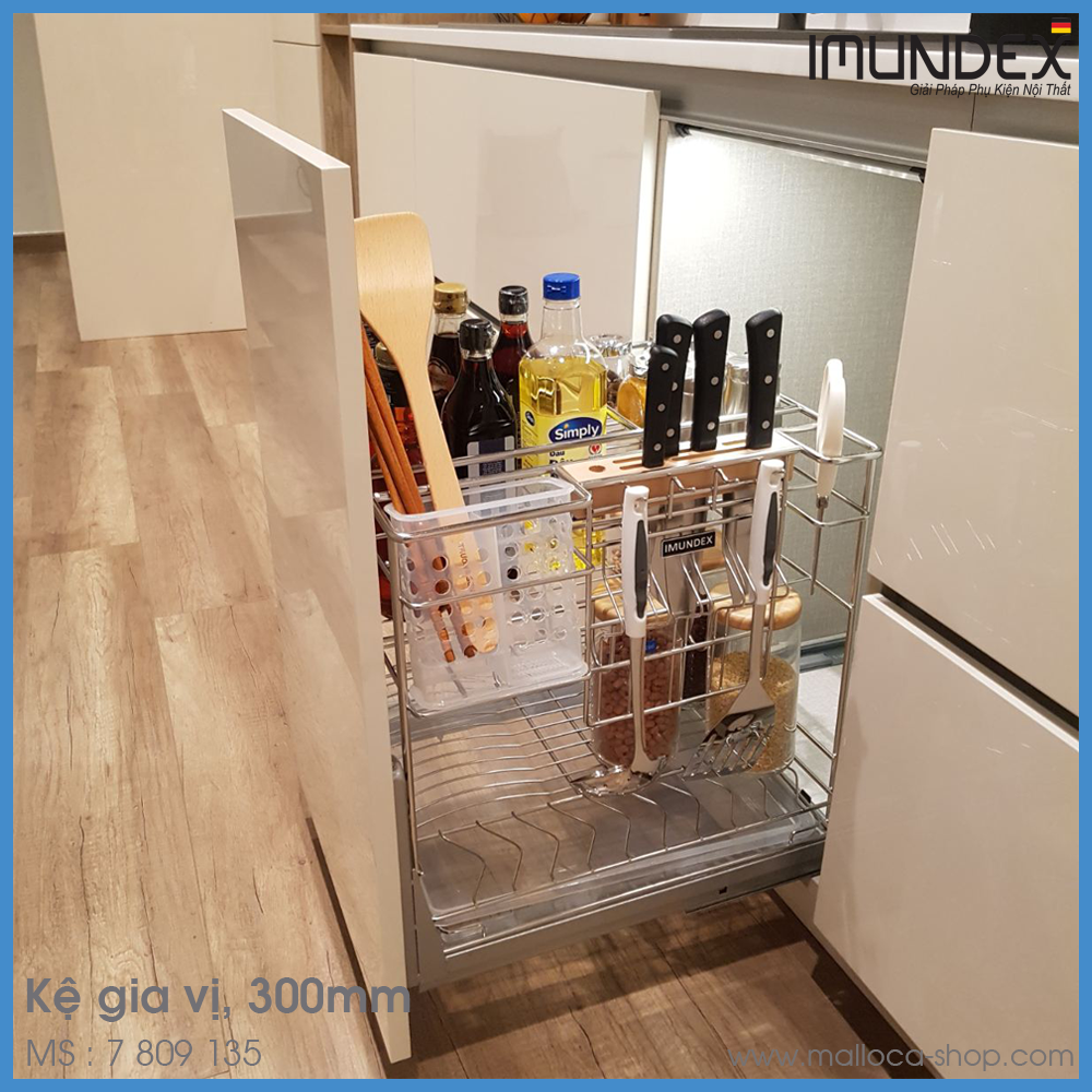Kệ Gia Vị Dao Thớt 300mm Imundex 7 809 135