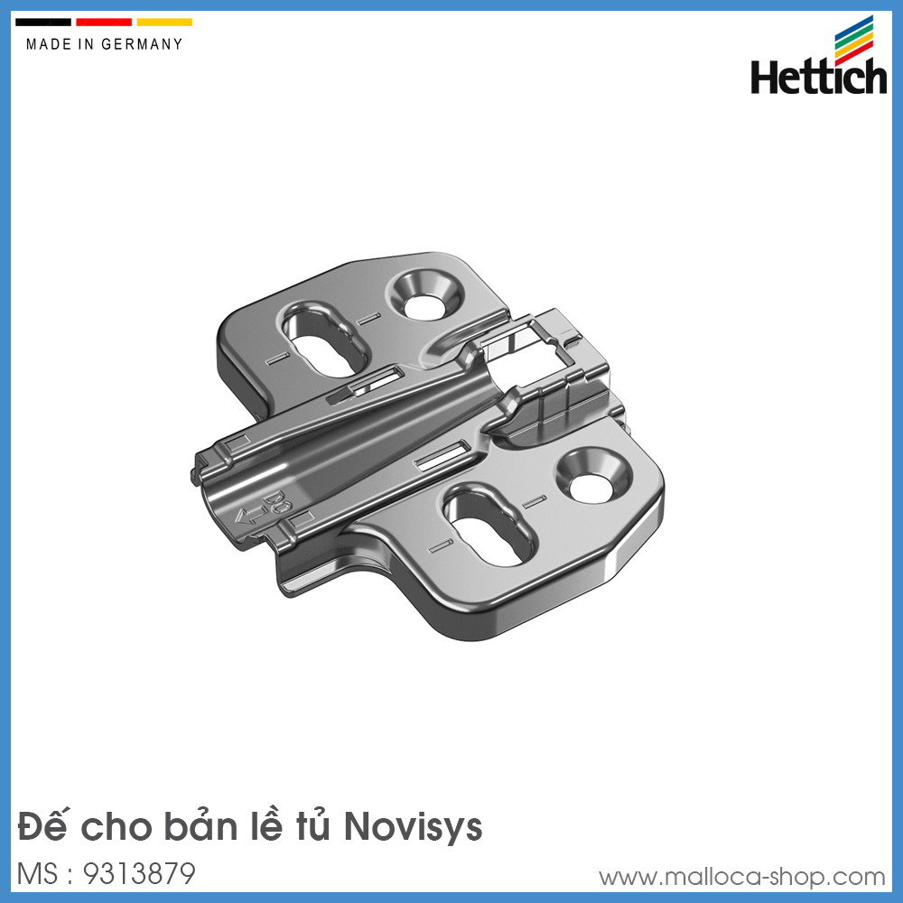 Đế Bản Lề Tủ Novisys Hettich 9313879
