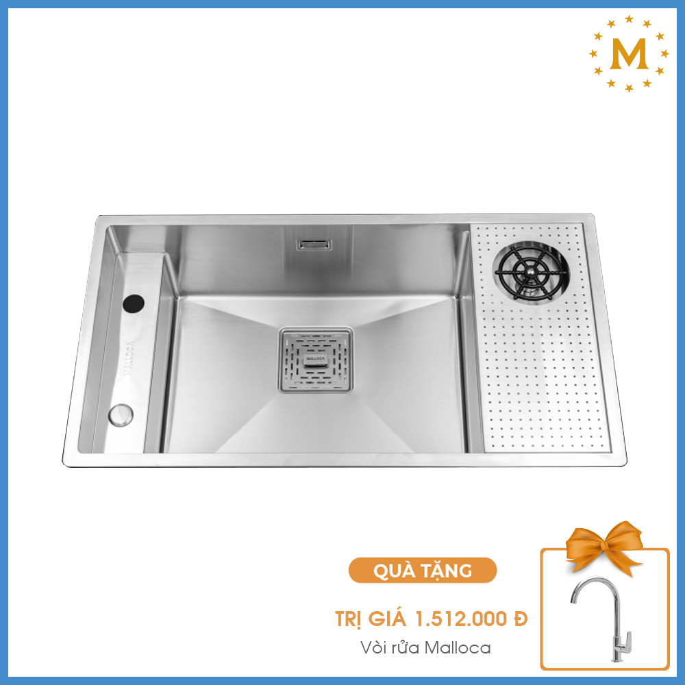 Chậu Rửa Chén Bát Inox Malloca MS 6303 WST