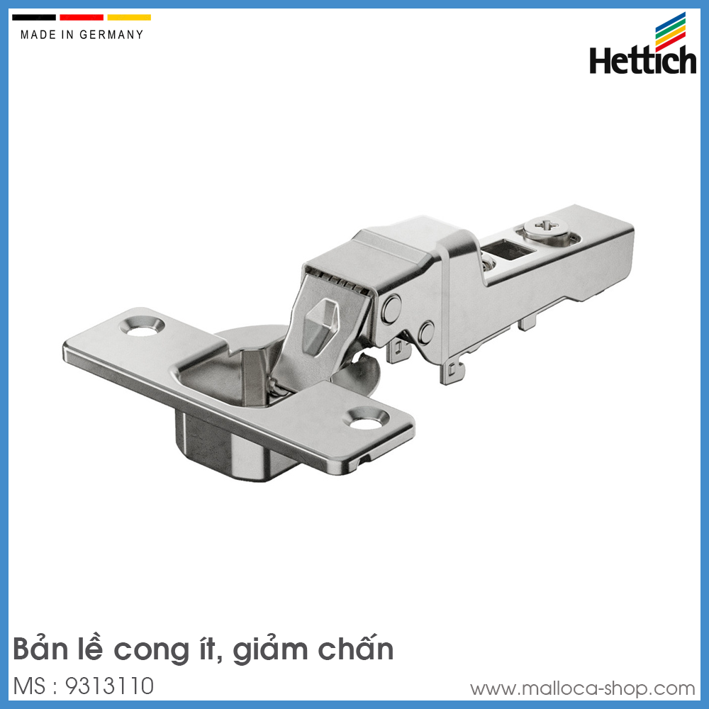 Bản Lề Tủ Trùm Nửa Novisys S8848i Hettich 9313110