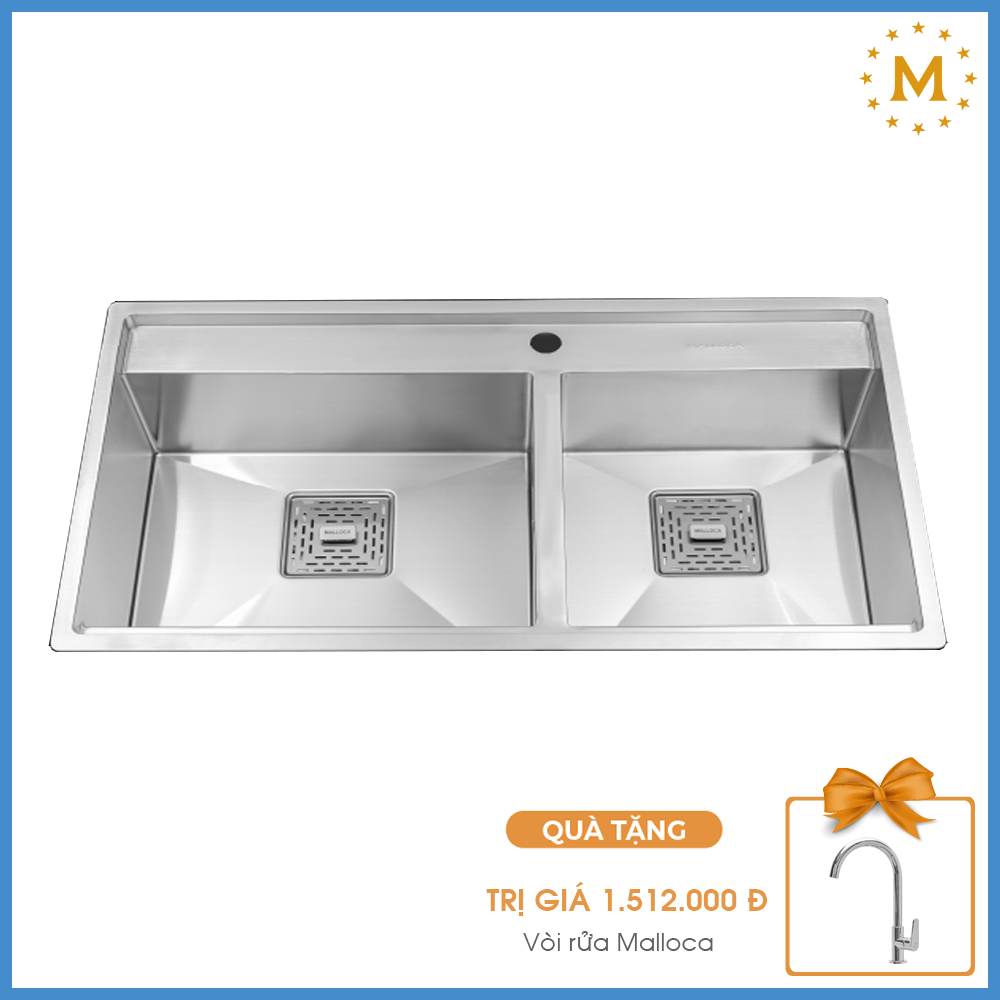 Chậu Rửa Chén Inox Malloca MS 6304ST
