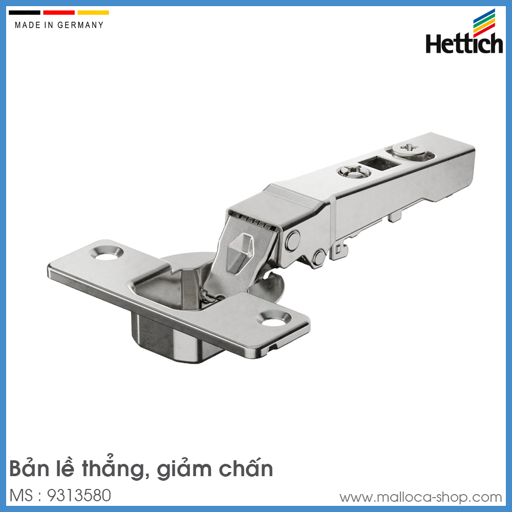 Bản Lề Tủ Trùm Ngoài Novisys S8832i Hettich 9313580