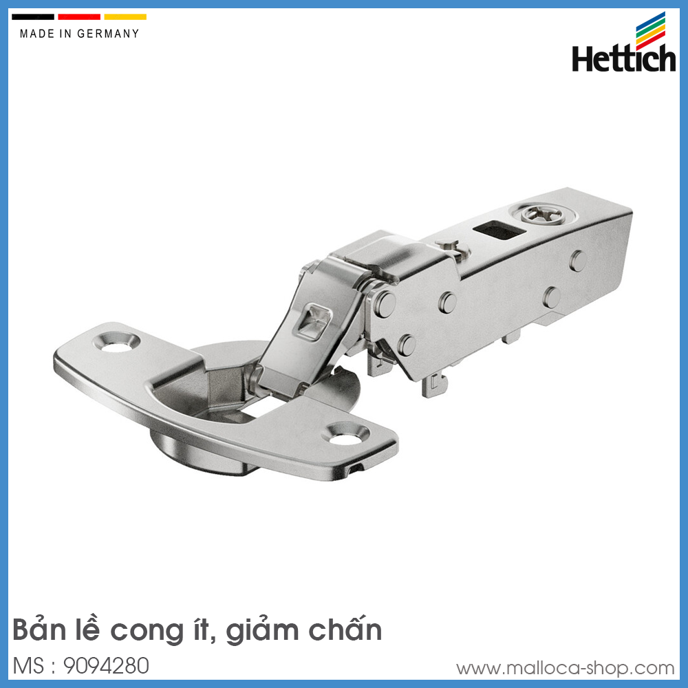 Bản Lề Tủ Trùm Nửa Sensys 8646i Hettich 9094280