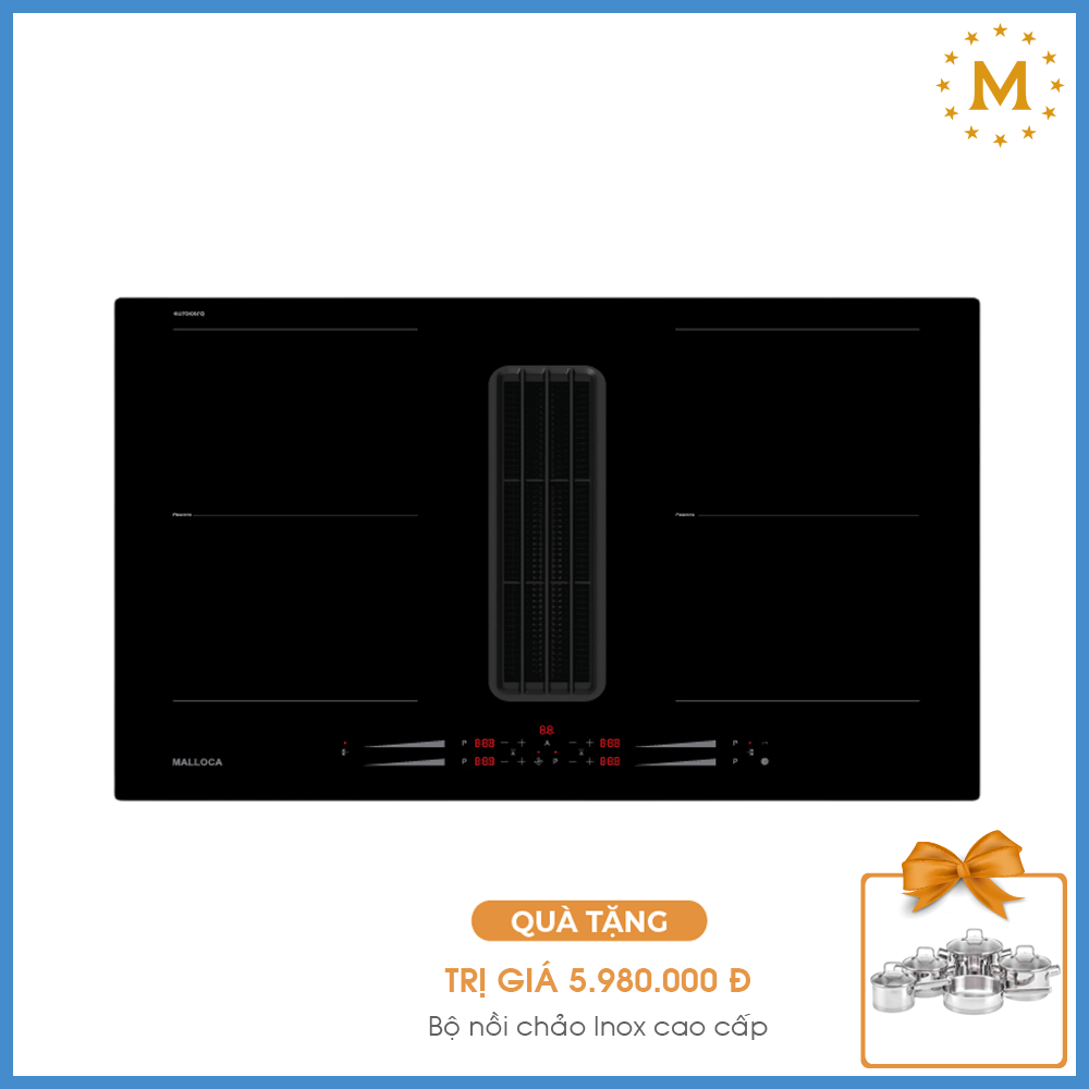 Bếp Từ Kết Hợp Máy Hút Mùi Malloca HIH 860 FZ