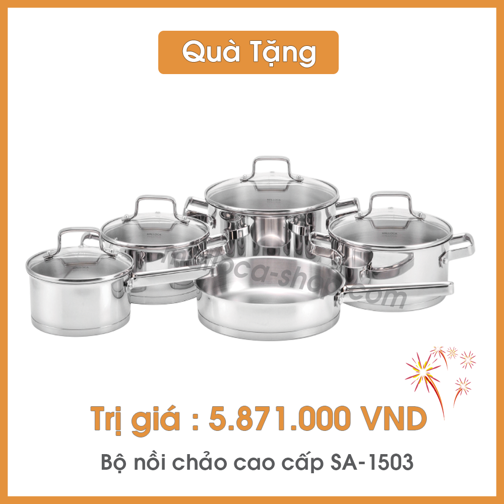 Bếp Từ Kết Hợp Máy Hút Mùi Malloca HIH 860 FZ