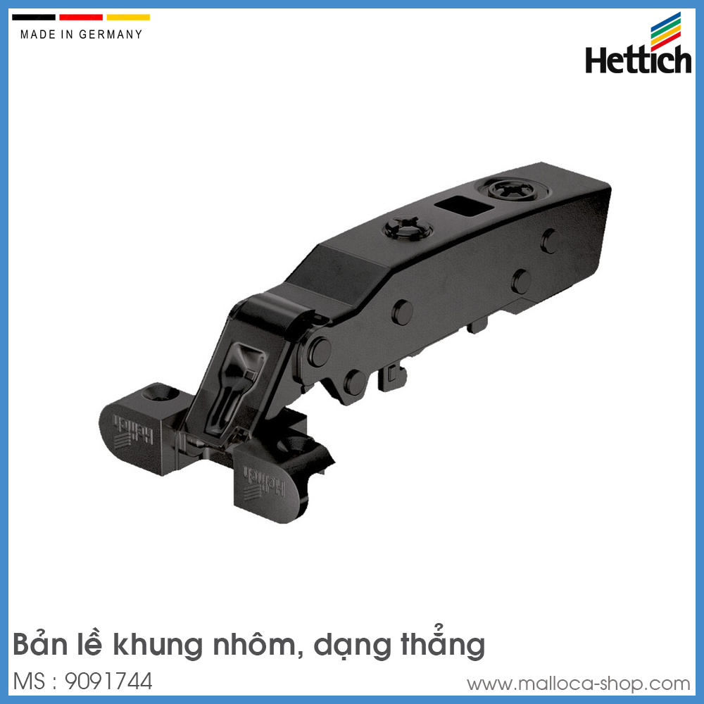 Bản Lề Tủ Khung Nhôm Trùm Ngoài Sensys 8638i Hettich 9091744