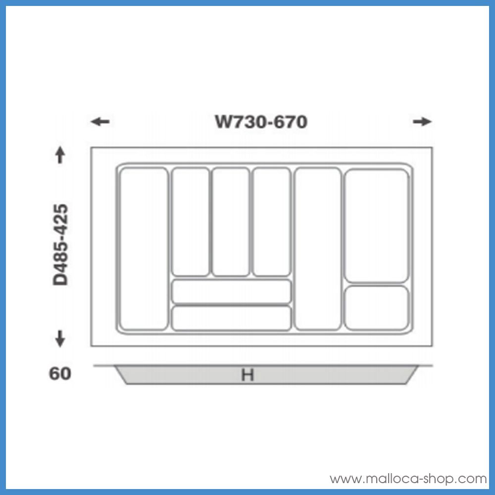 Khay Chia Tủ Bếp 800mm Imundex 7 806 930