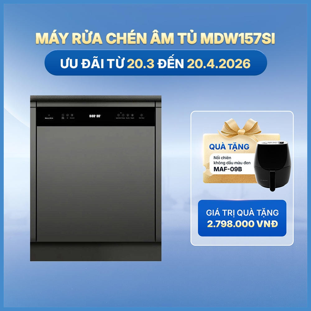 Máy Rửa Chén Bát Malloca MDW157SI