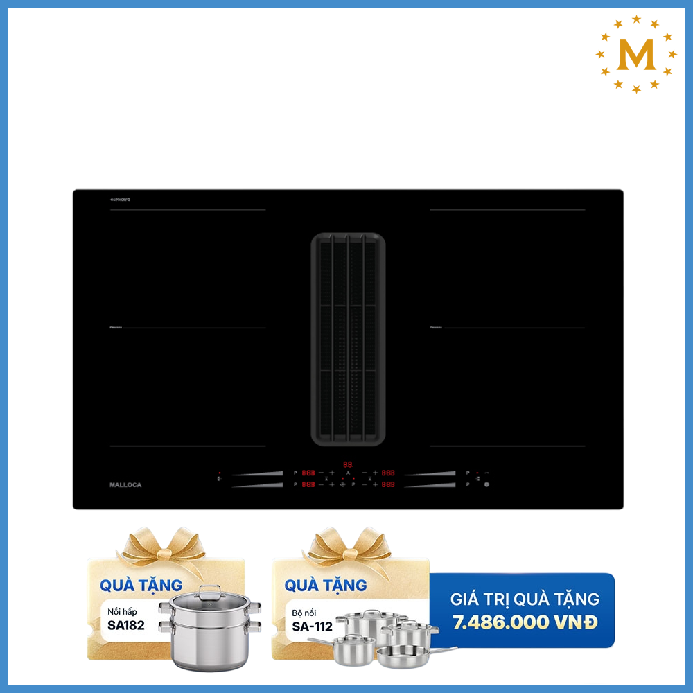 Bếp Từ Kết Hợp Máy Hút Mùi Malloca HIH 860 FZ