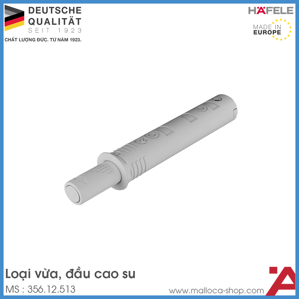 Nêm Nhấn Đầu Cao Su Hafele 356.12.513