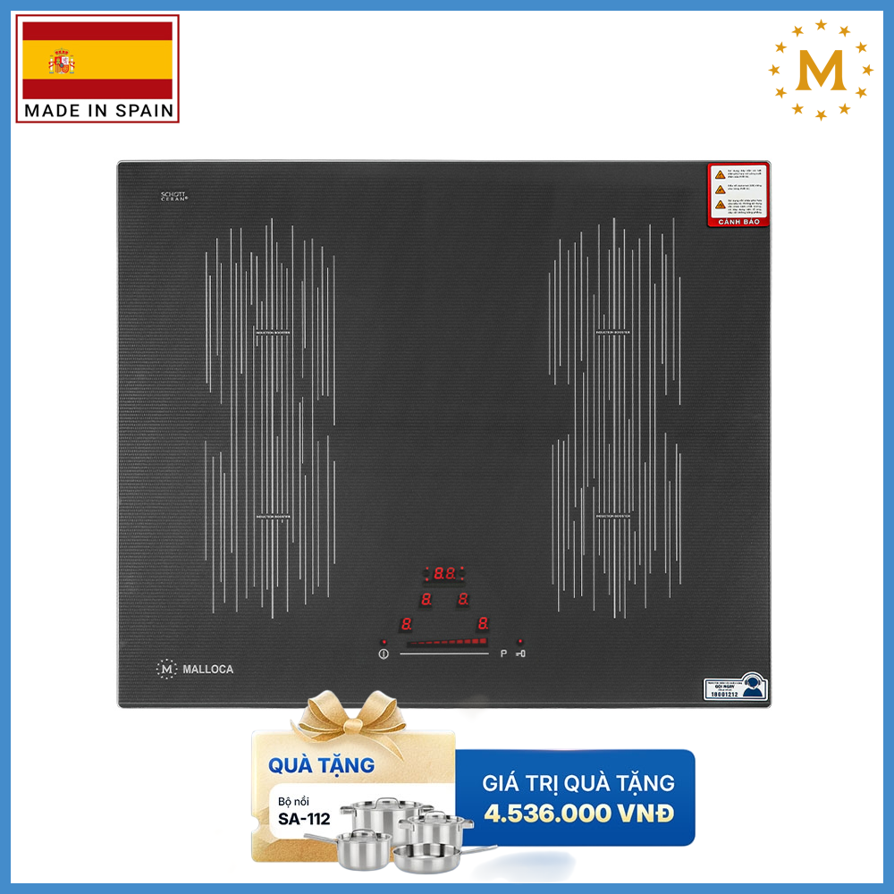 Bếp Từ 4 Vùng Nấu Malloca MI 594 LINEAR