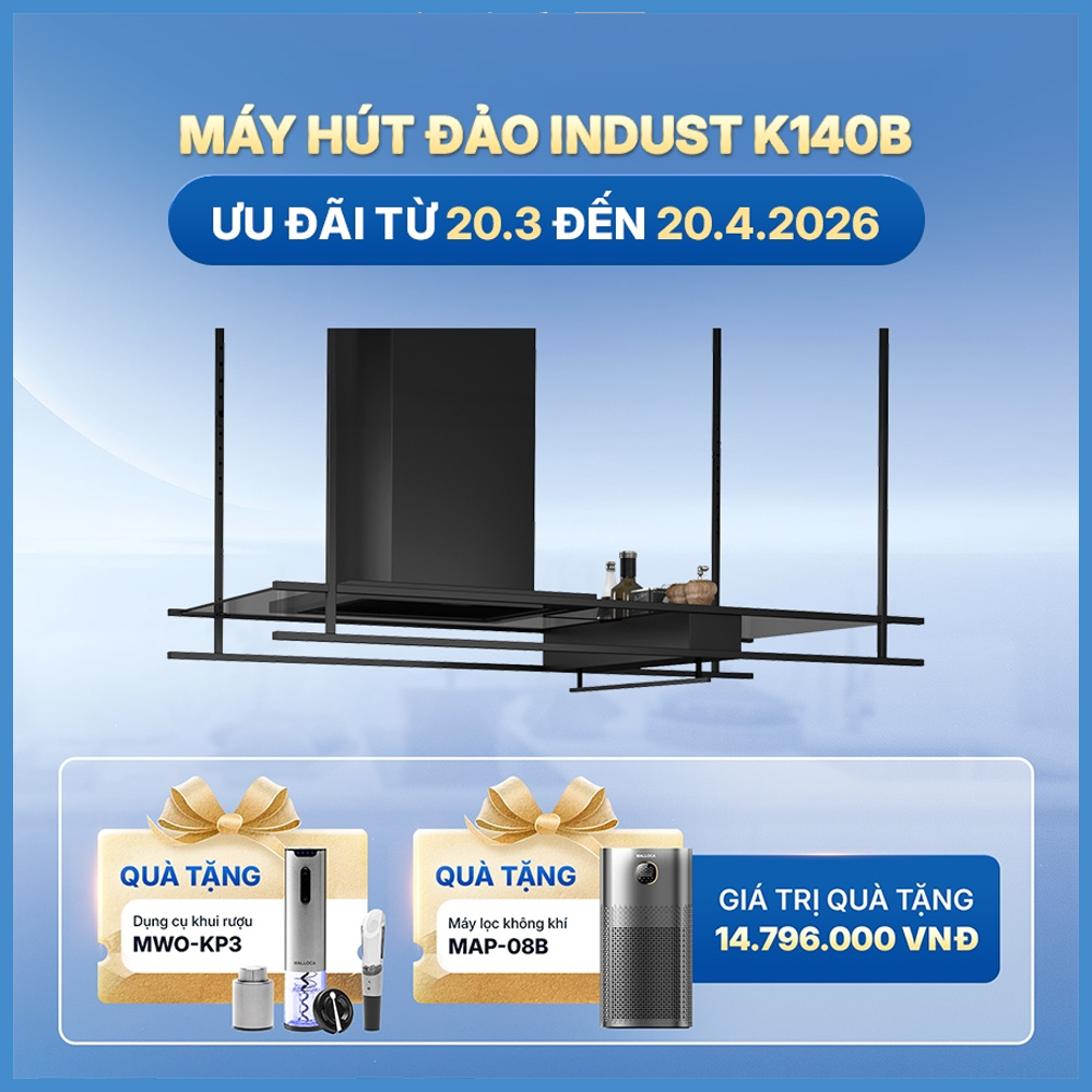 Máy Hút Khói Khử Mùi Độc Lập Malloca Indust K140B