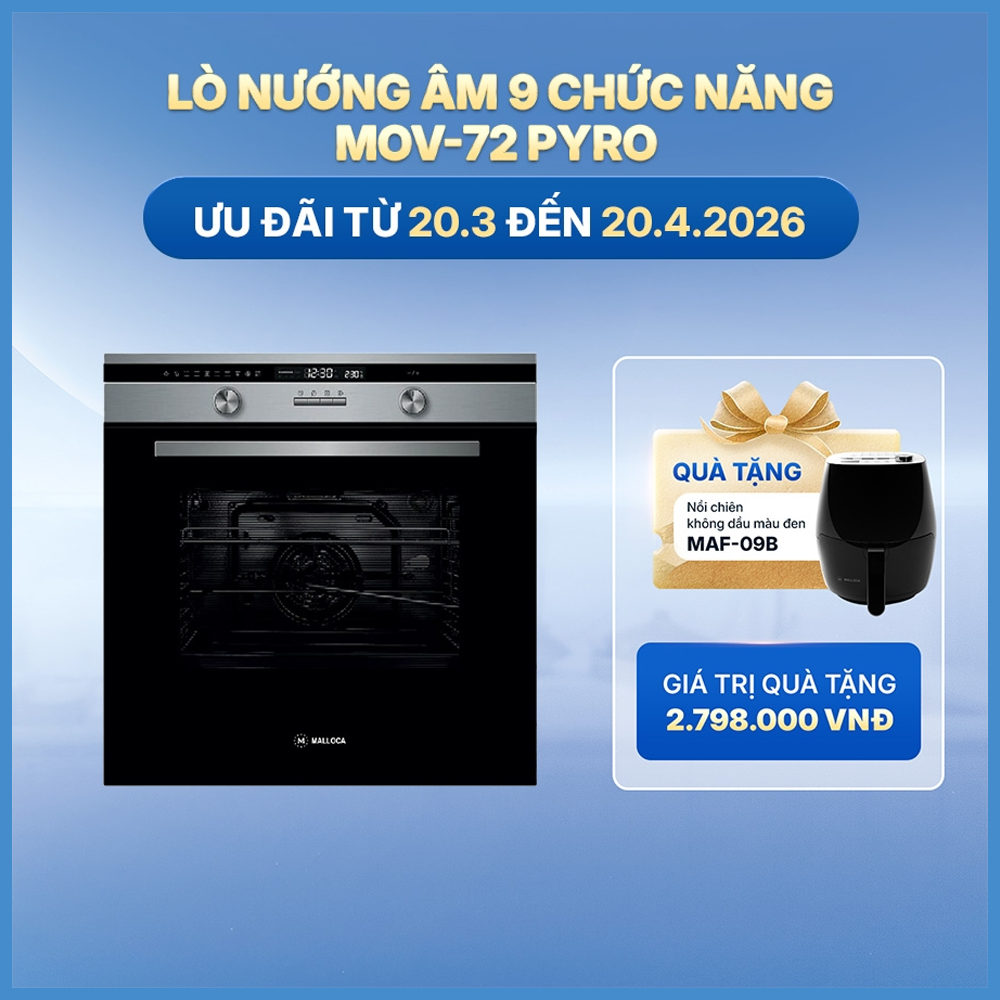 Lò Nướng Âm Tủ Malloca MOV-72 PYRO