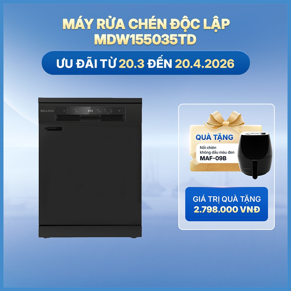 Máy Rửa Chén Malloca MDW15-5035TD