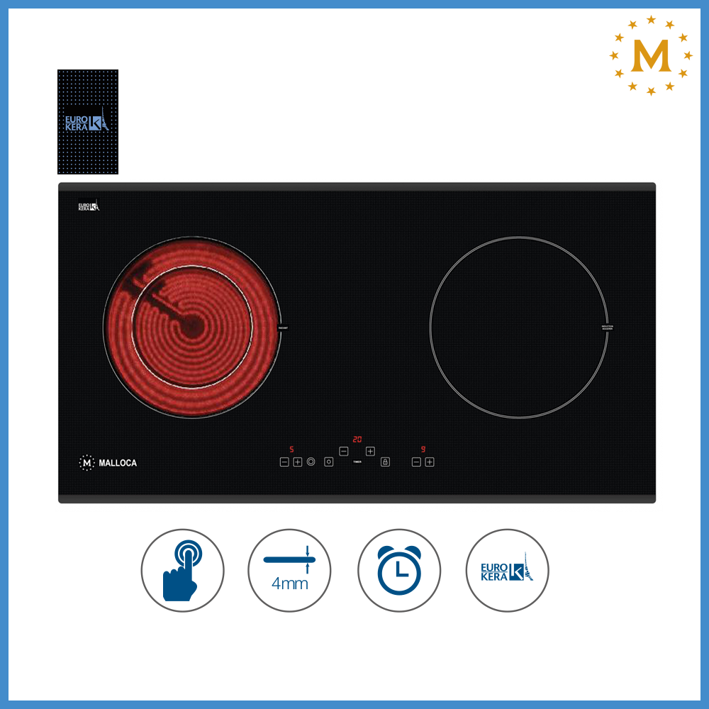 Bếp Điện Từ Malloca MH-02IR SB