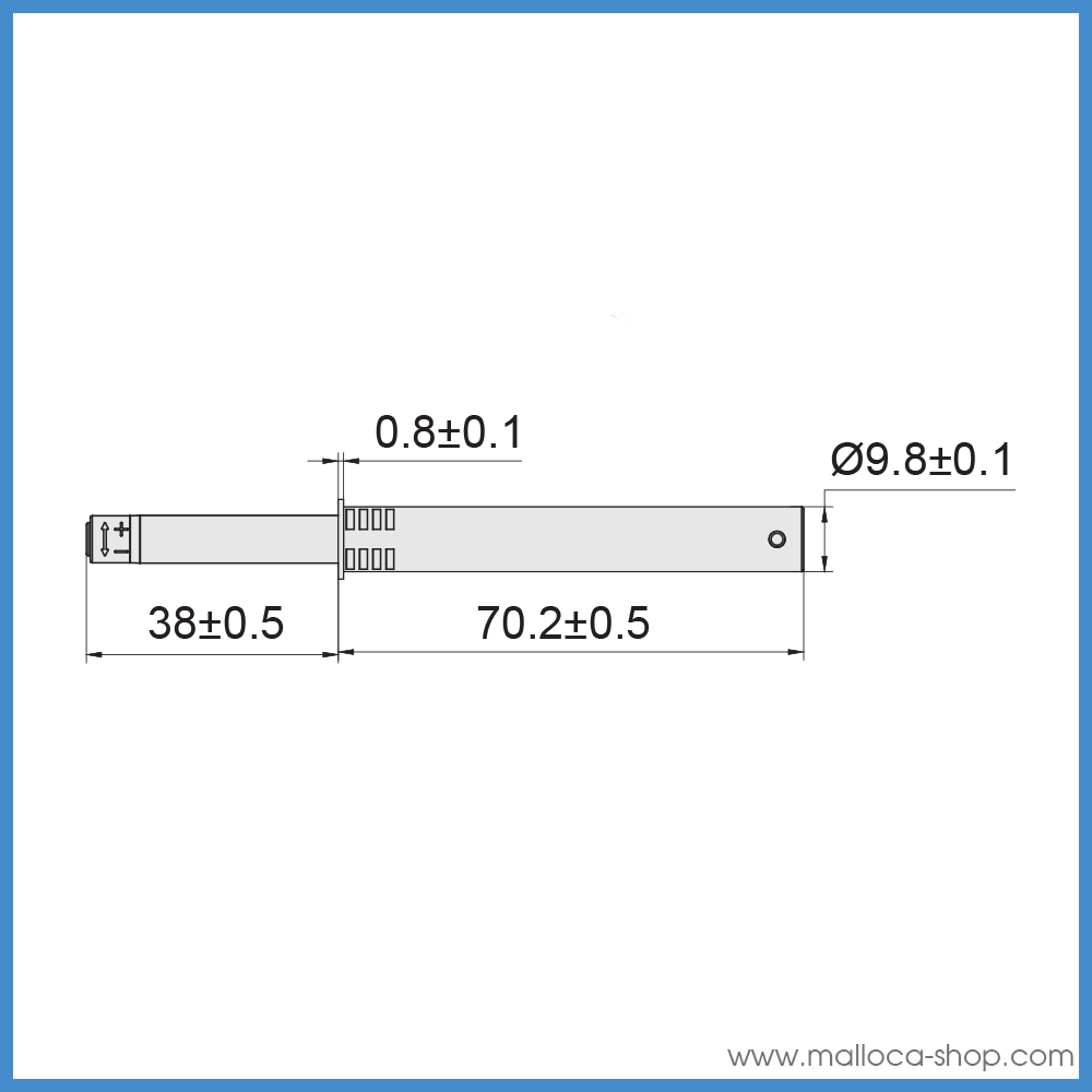 Nêm Nhấn Đầu Cao Su Imundex 8 053 401