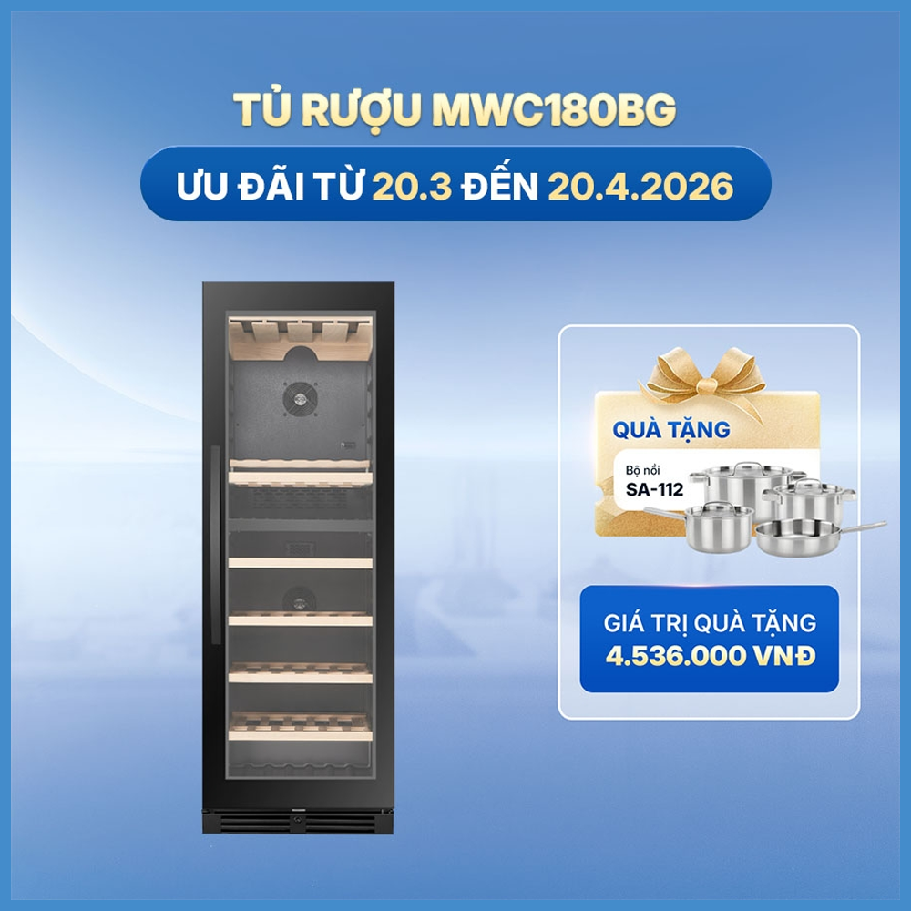 Tủ Rượu Malloca MWC-180BG