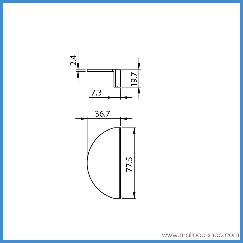 Tay Nắm Tủ Imundex 7 754 057