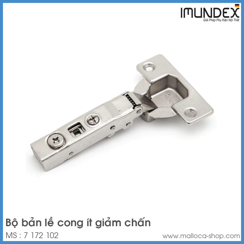 Bản Lề Trùm Nửa Giảm Chấn 105° Imundex 7 172 102
