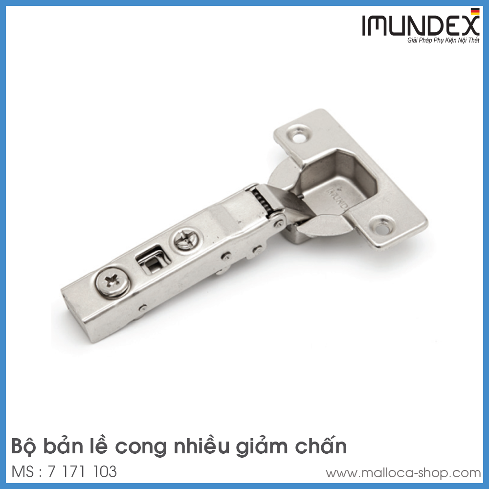 Bản Lề Lọt Lòng Giảm Chấn 105° Imundex 7 171 103
