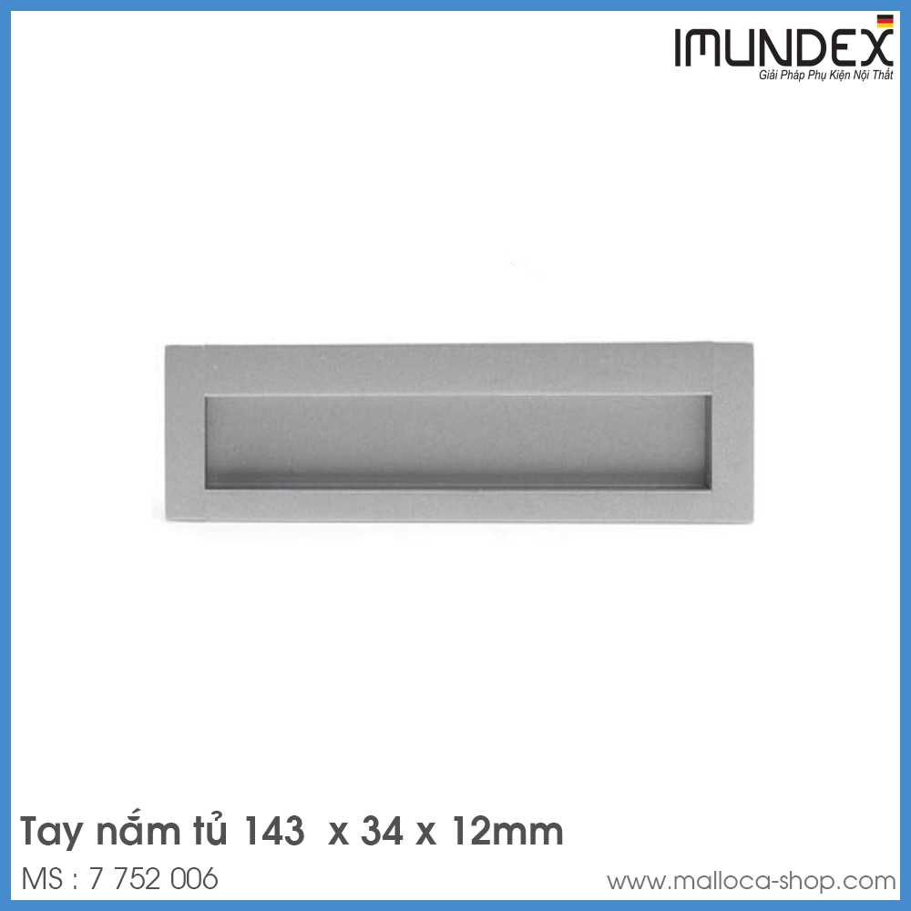 Tay Nắm Tủ Âm Imundex 7 752 006