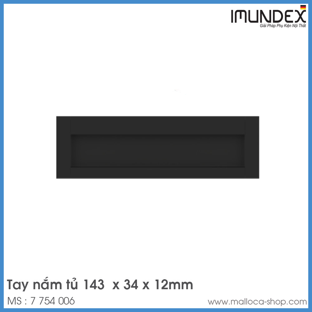 Tay Nắm Tủ Âm Imundex 7 754 006