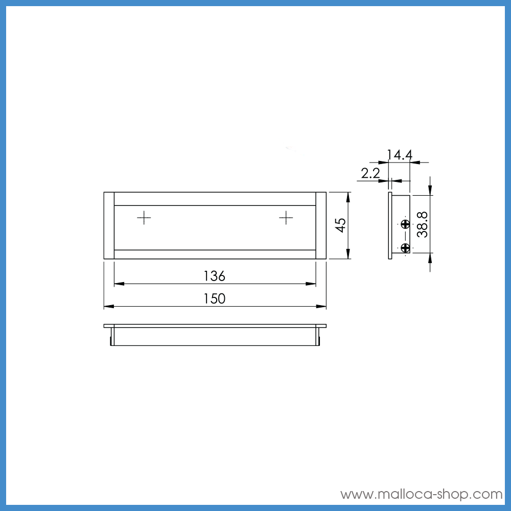 Tay Nẳm Tủ Âm Imundex 7 752 005